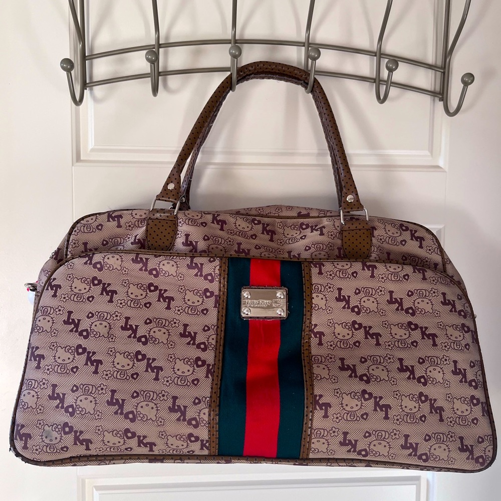 Hello Kitty Gucci like travel bag